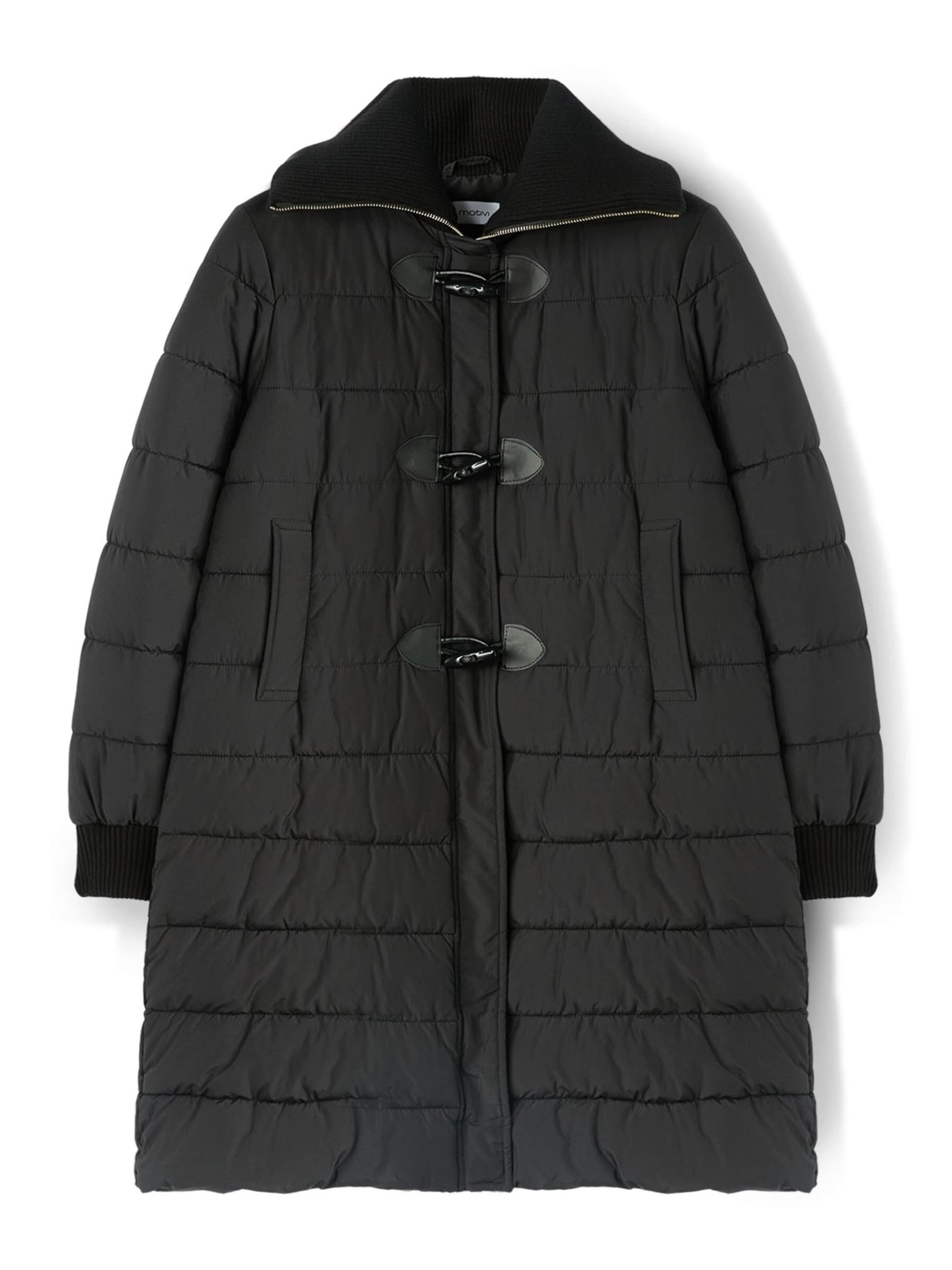 Veste d’hiver MOTIVI en noir : devant