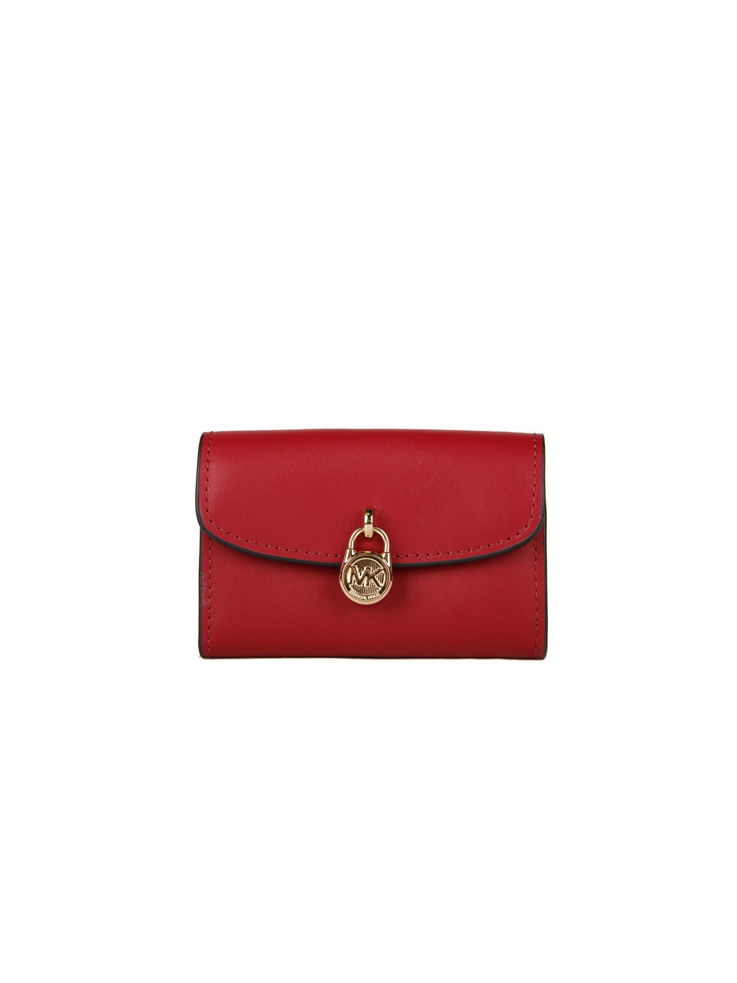 Michael Kors Wallet 'Lyra Extra-Small Trifold Wallet' in Red: front