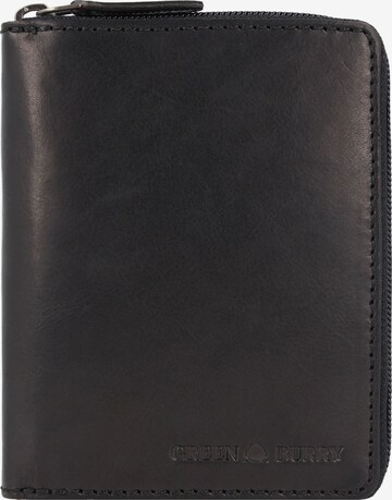 GREENBURRY Wallet in Black: front