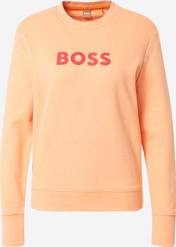 BOSS Orange Sweatshirt 'Elaboss' in Oranje: voorkant