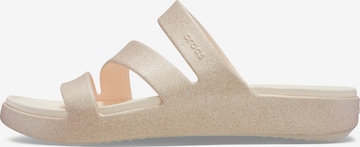 Crocs Pistokkaat 'Getaway Glimmer Strappy' värissä oranssi: etupuoli