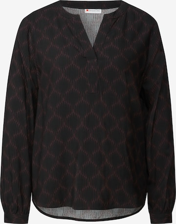 STREET ONE Blouse in Black: front