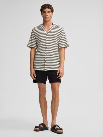 STRELLSON Regular Fit Hemd 'Cliro' in Schwarz