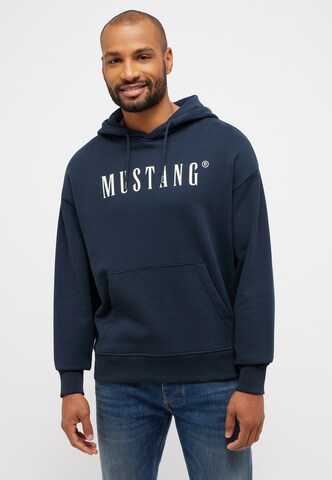 MUSTANG Sweatshirt in Blue: front