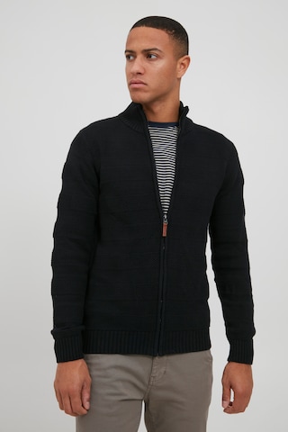 BLEND Knit Cardigan 'Galmaro' in Black: front