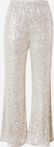 River Island Wide leg Pants in Silver: front