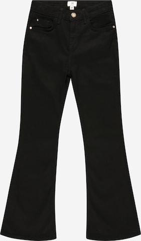 River Island Petite Flared Jeans 'AMELIE' in Black: front