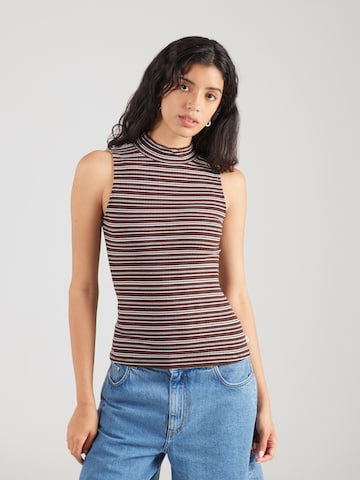 TOM TAILOR DENIM Top in Bruin: voorkant