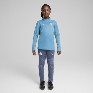 Effilé Pantalon de sport 'Manchester City' PUMA en bleu