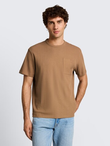 TOM TAILOR DENIM Shirt in Braun: Vorderseite