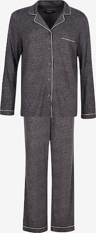 Loungeable Pyjama 'Marl' in Grau: Vorderseite