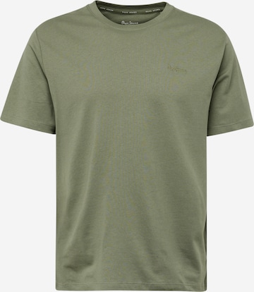 Pepe Jeans - Camiseta 'CONNOR' en verde: frente