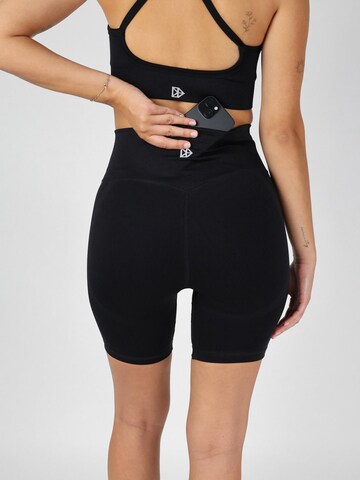 DRILLS Apparel Skinny Leggings 'FLXFLOW Shorts' in Zwart