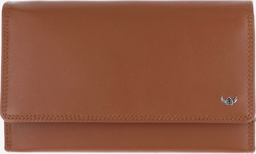 Porte-monnaies 'Polo' GOLDEN HEAD en marron : devant