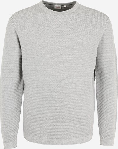 s.Oliver Men Big Sizes Sweater in mottled grey, Item view