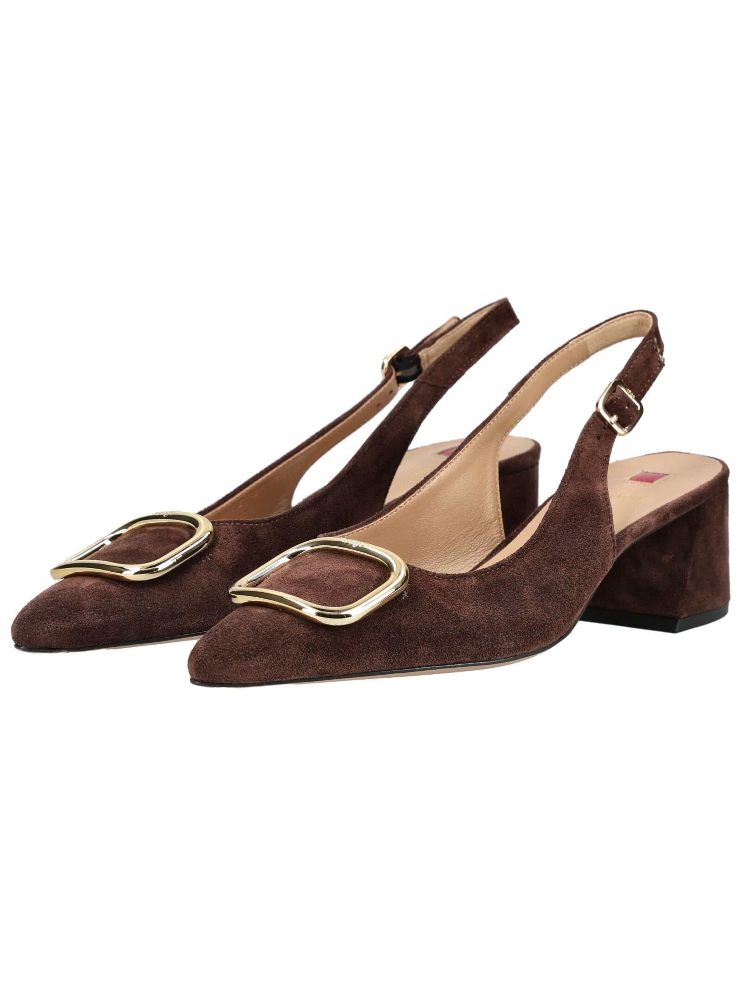 Décolleté sling di Högl in marrone