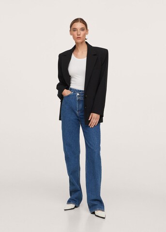 Wide leg Jeans 'Fiby' de la MANGO pe albastru