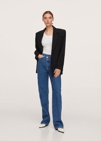 MANGO Wide Leg Jeans 'Fiby' i blå