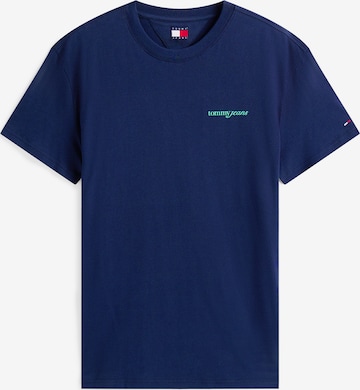 T-Shirt Tommy Jeans en bleu : devant