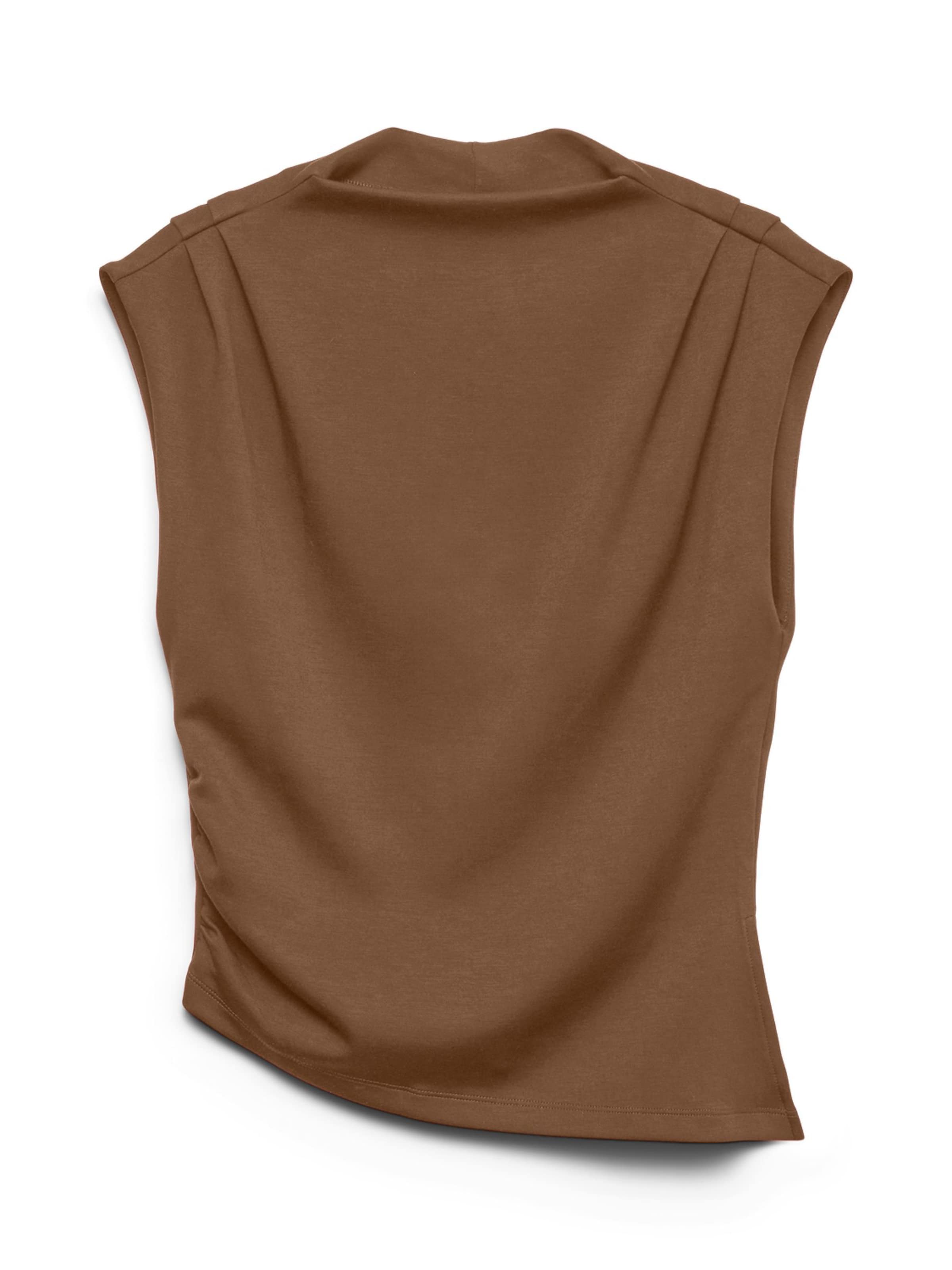 VERO MODA Blouse 'MILLE' in Brown: front