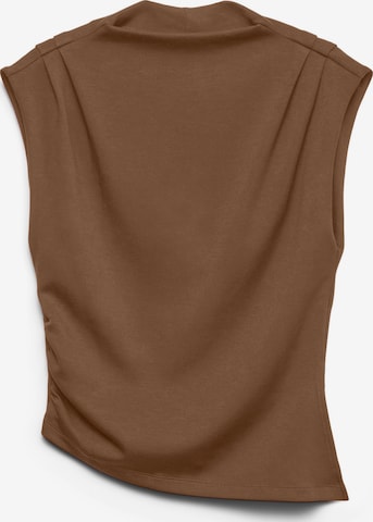 Chemisier 'MILLE' VERO MODA en marron : devant