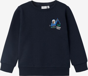 NAME ITSweater majica 'LEI' - plava boja: prednji dio