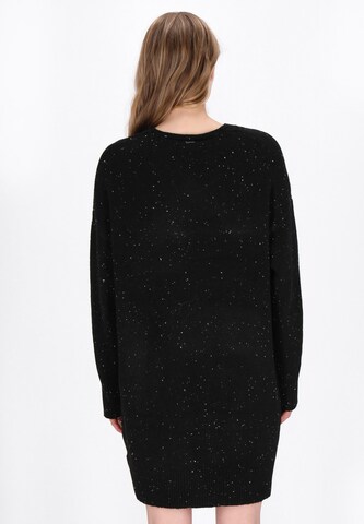 DreiMaster Vintage - Vestido de malha em preto