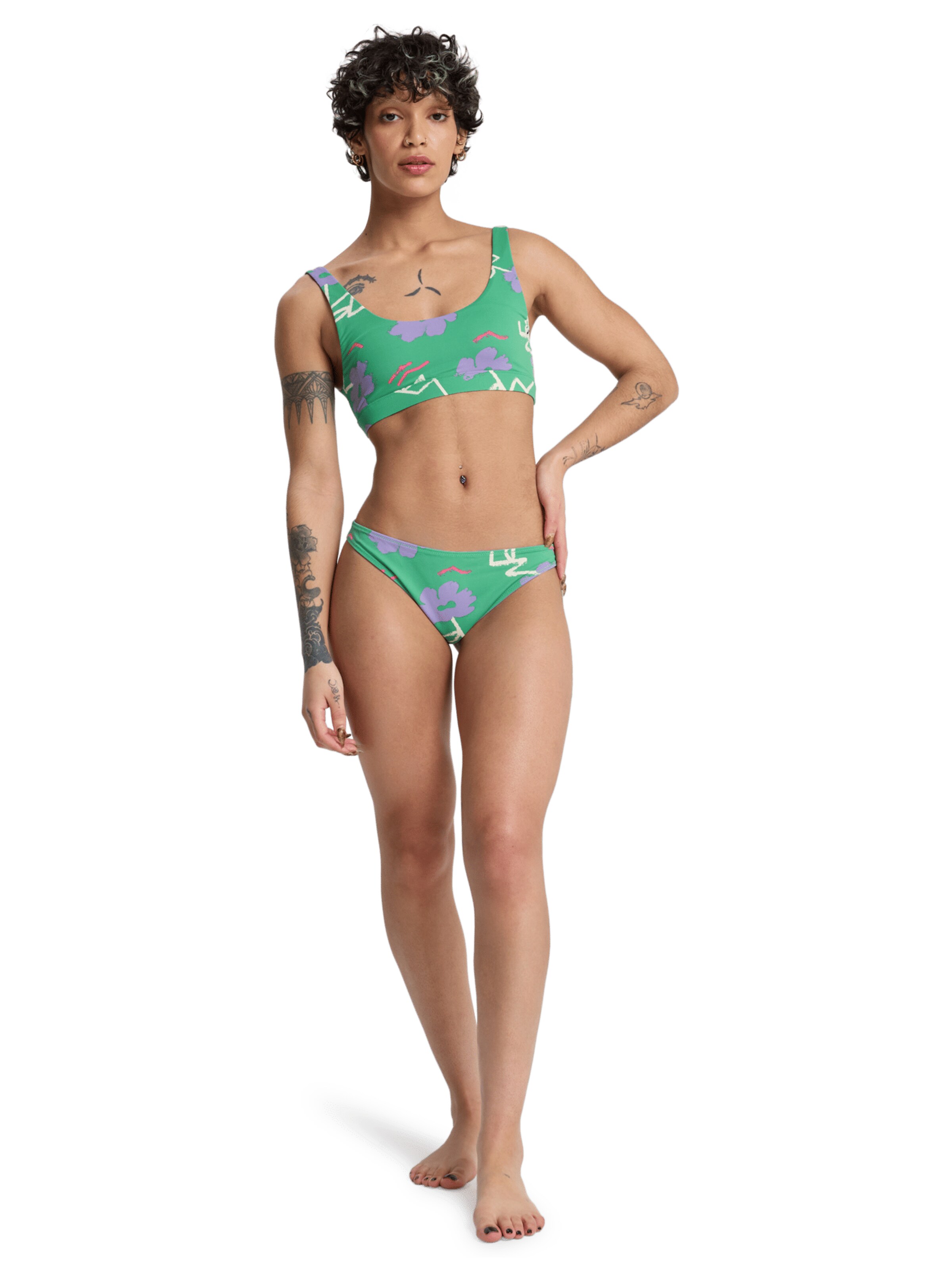 QUIKSILVER Bikini Bottoms 'Riva' in Green