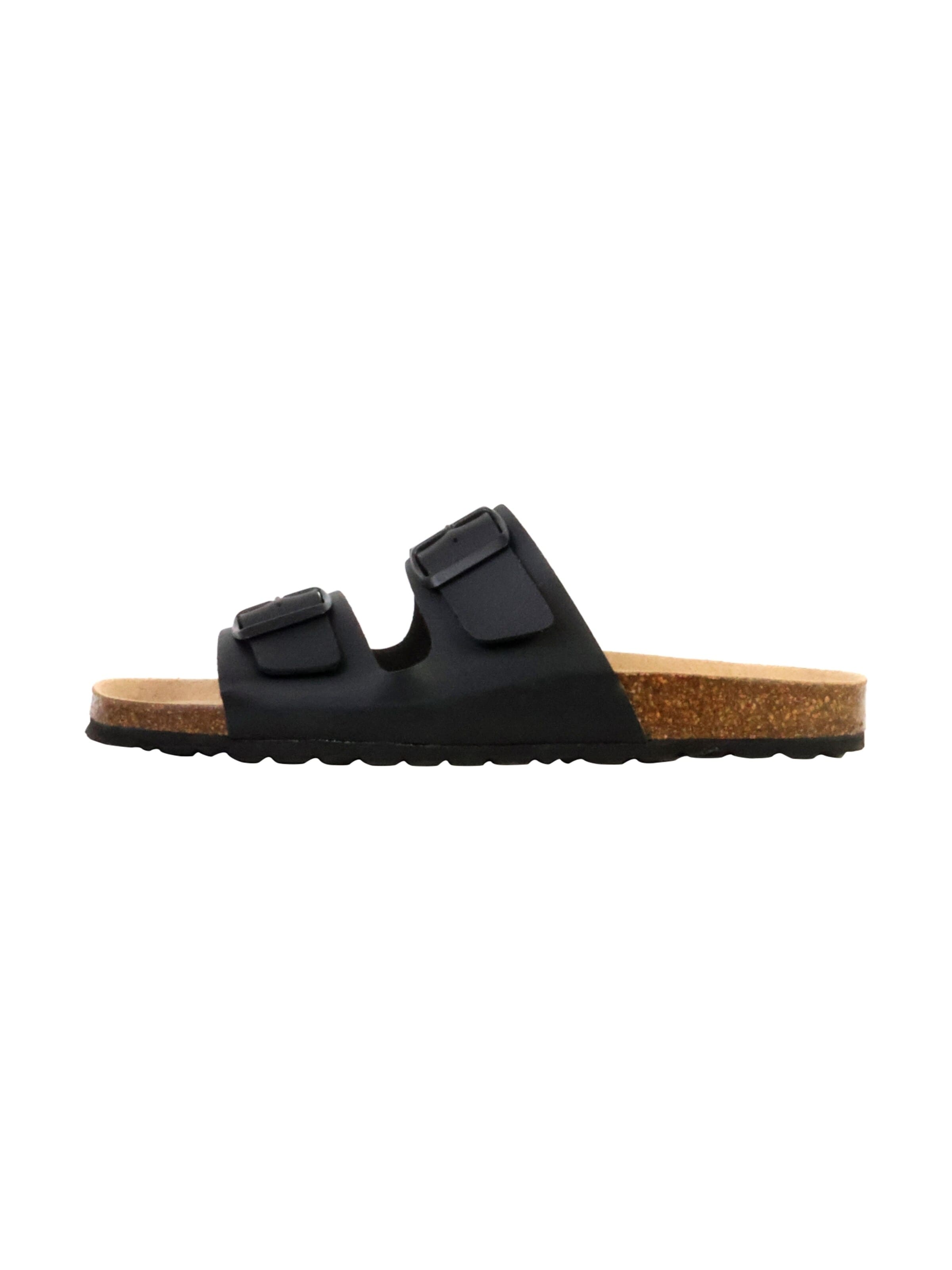 Mule 'Noga Mistral Edge Leder-Pantoletten' The Divine Factory en noir : devant