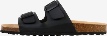 Mule 'Noga Mistral Edge Leder-Pantoletten' The Divine Factory en noir : devant