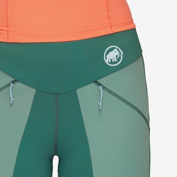 MAMMUT Skinny Workout Pants 'Aenergy' in Green