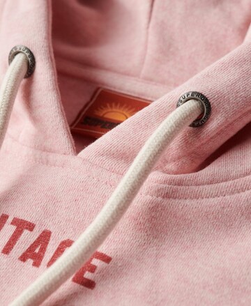 Sweat-shirt 'Heritage' Superdry en rose