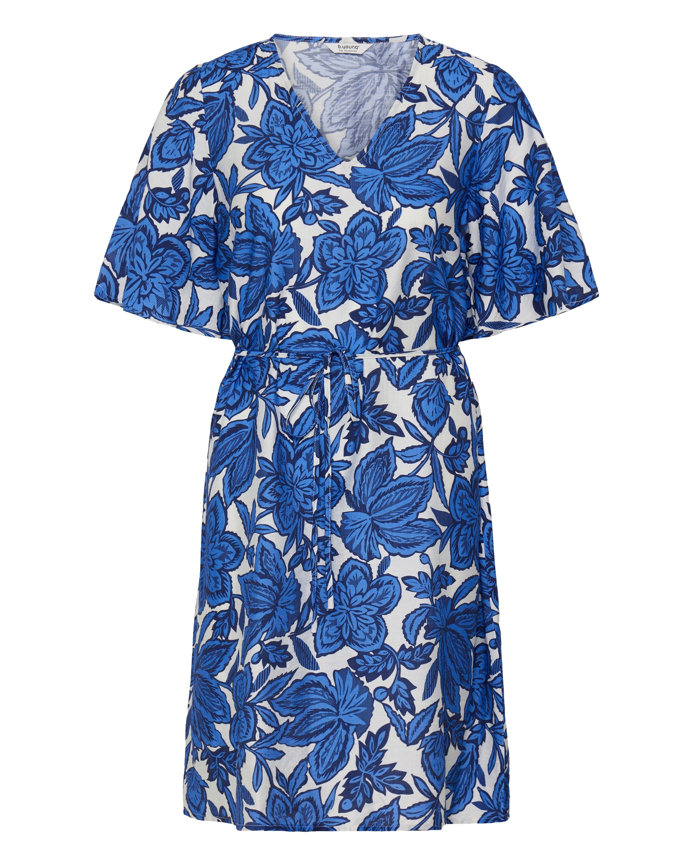 b.young Robe 'BYIKAIA' en bleu / blanc, Vue avec produit