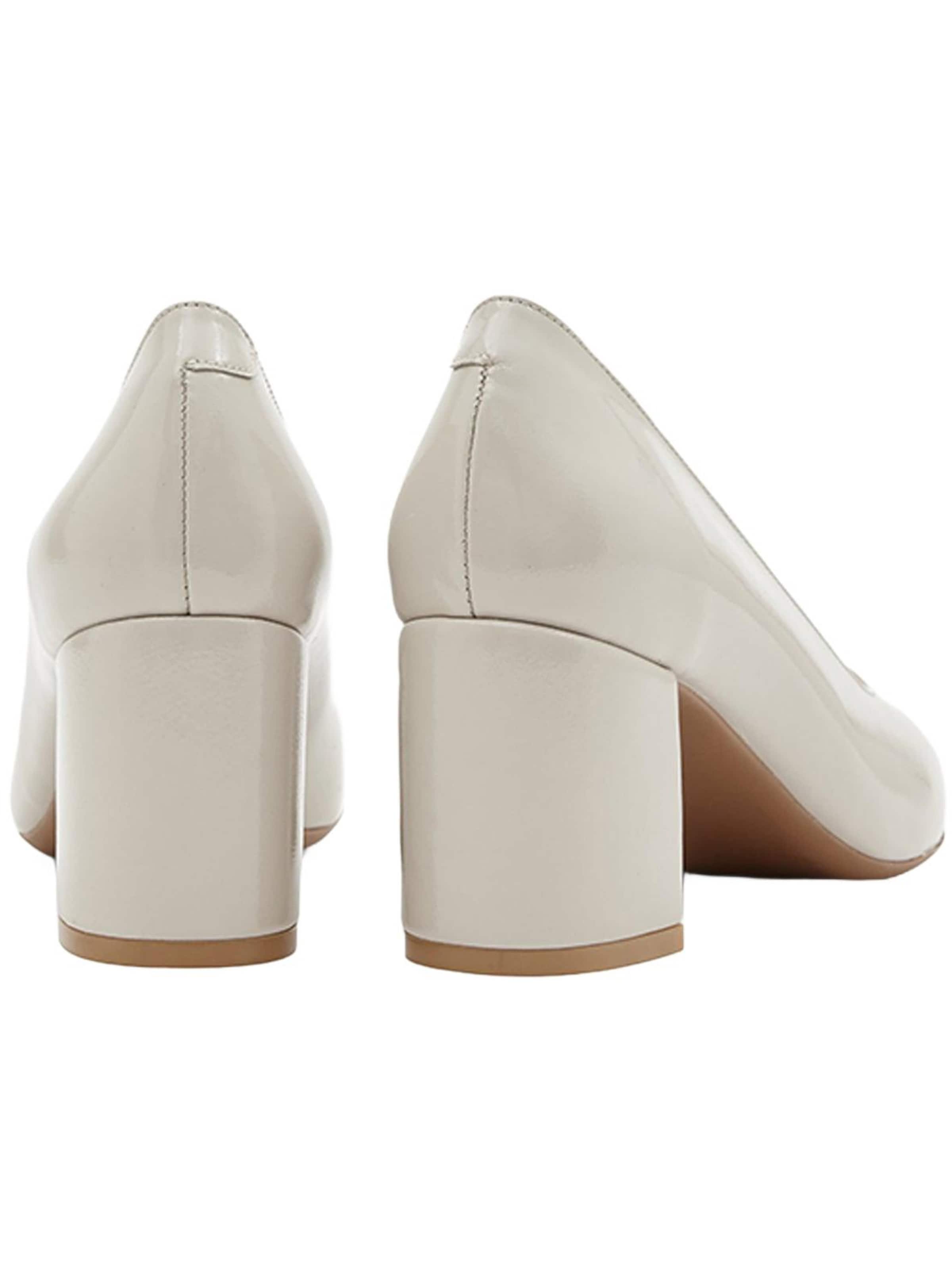 Desa - Zapatos destalonado 'DESA Damen-Pumps aus Lackleder mit Blockabsatz' en beige