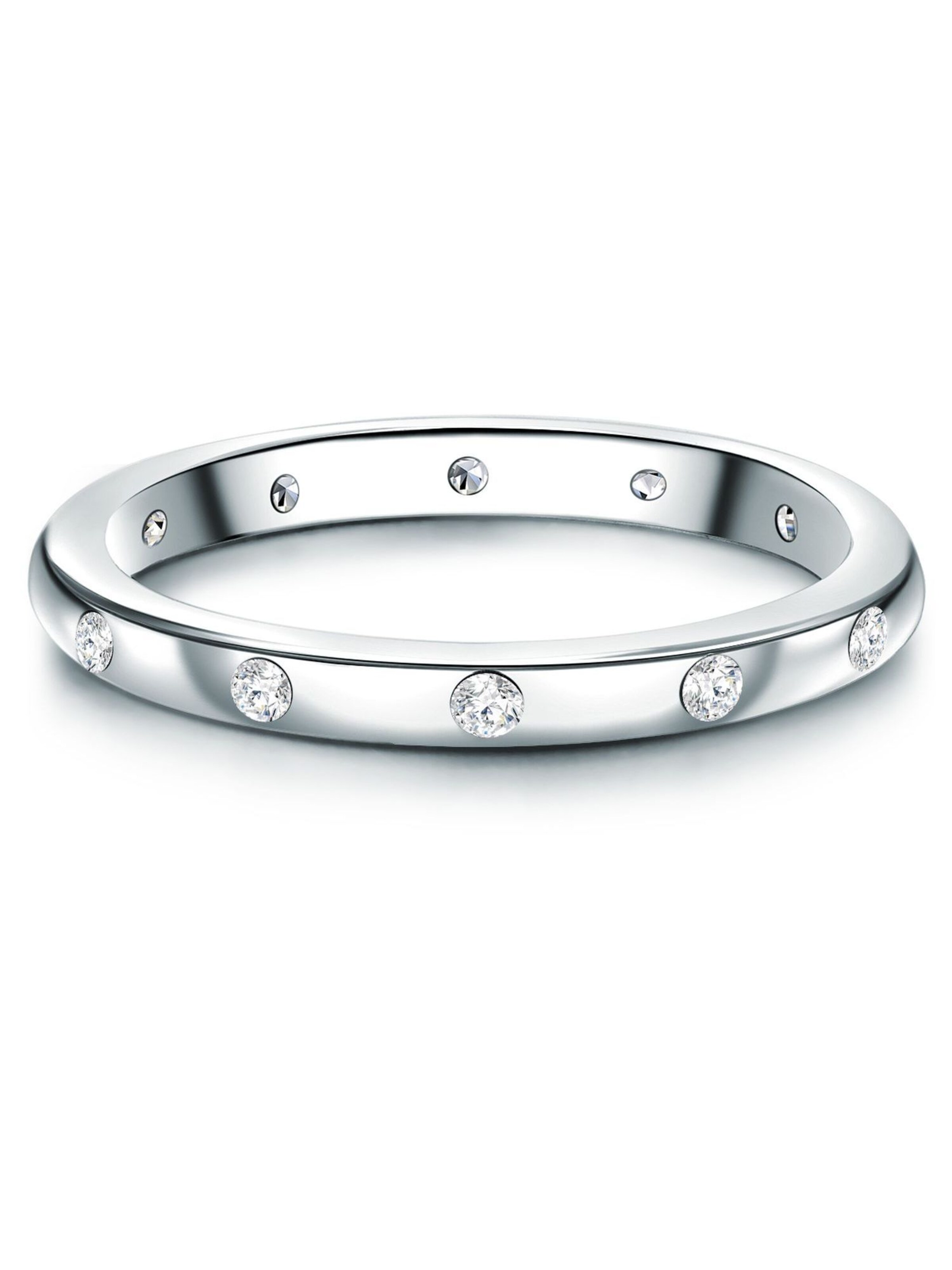 Trilani Ring in Silver: front