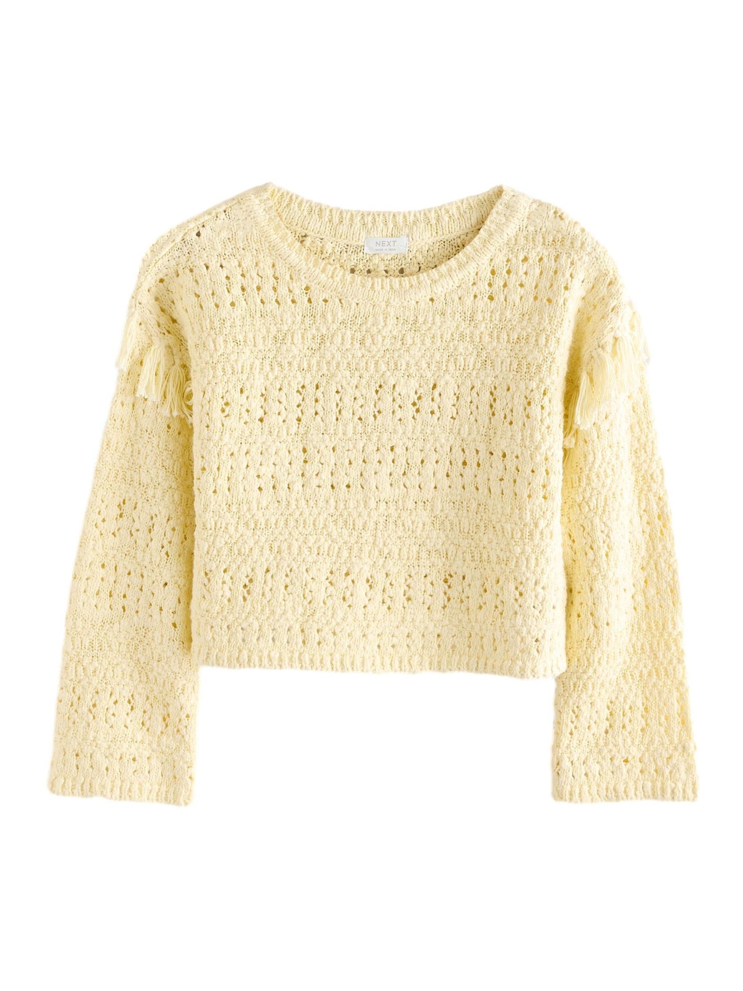 Next Sweter w kolorze żółty: przód