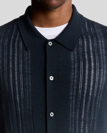 Lyle & Scott Sweatvest 'Cable Knit' in Grijs