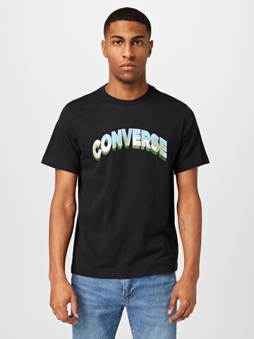 CONVERSE T-Shirt in Schwarz: predná strana