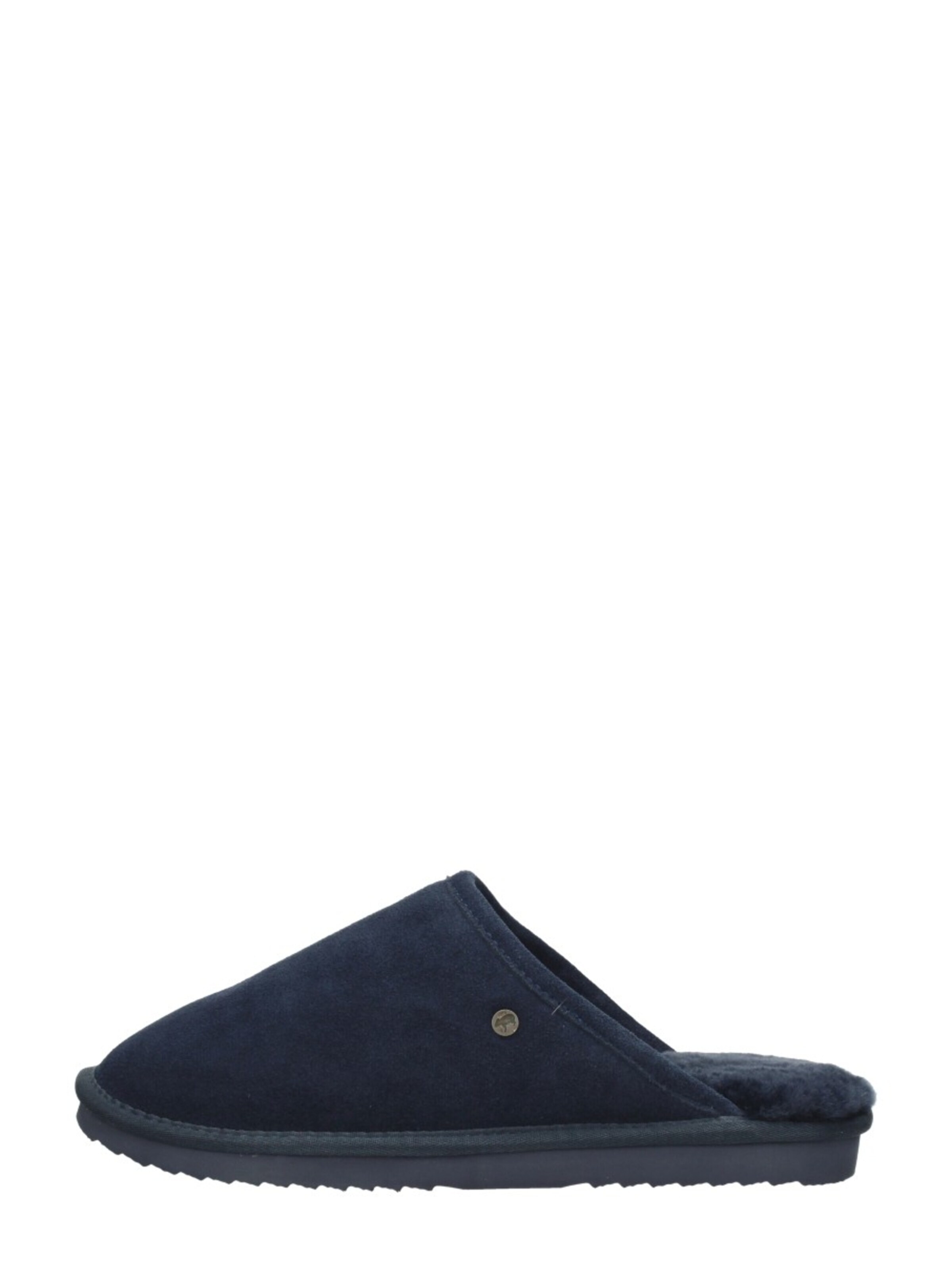 Warmbat Huisschoen 'Classic' in Blauw: voorkant