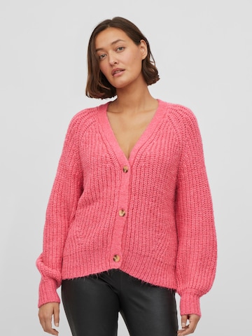 VILA Knit cardigan 'Suba' in Pink: front