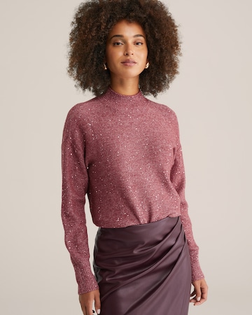 WE Fashion Sweter w kolorze czerwony: przód
