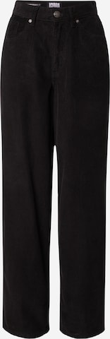 Urban Classics Loose fit Pants in Black: front