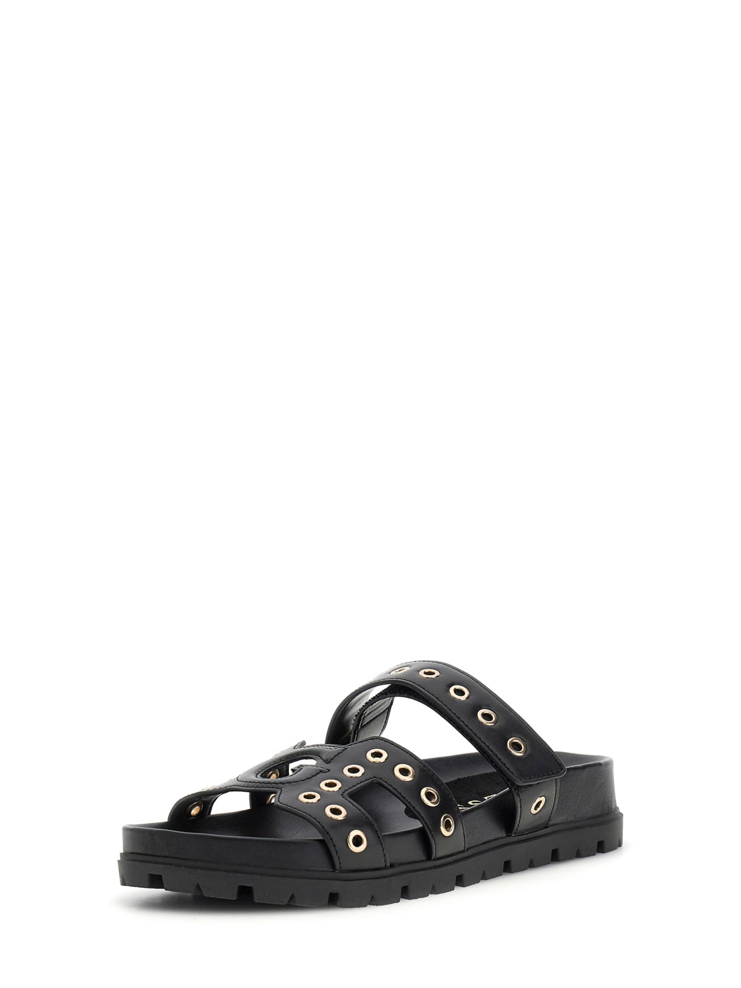 GUESS Pantolette 'FASHIE' i svart: framsida