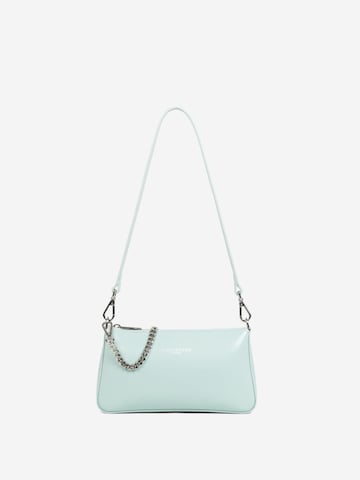 LANCASTER Paris - Mala de ombro 'Lancaster Sac trotteur Zippée Suave Even Bleu Perle' em azul: frente