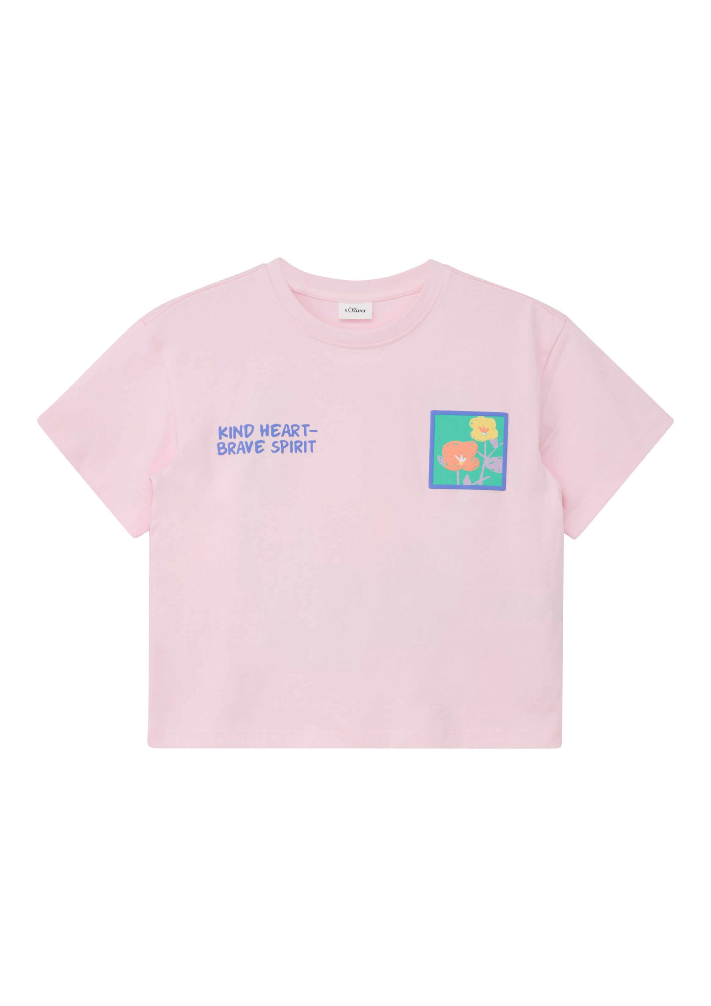 T-Shirt s.Oliver en orange : devant