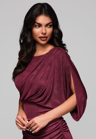 Ombre Evening dress in Red