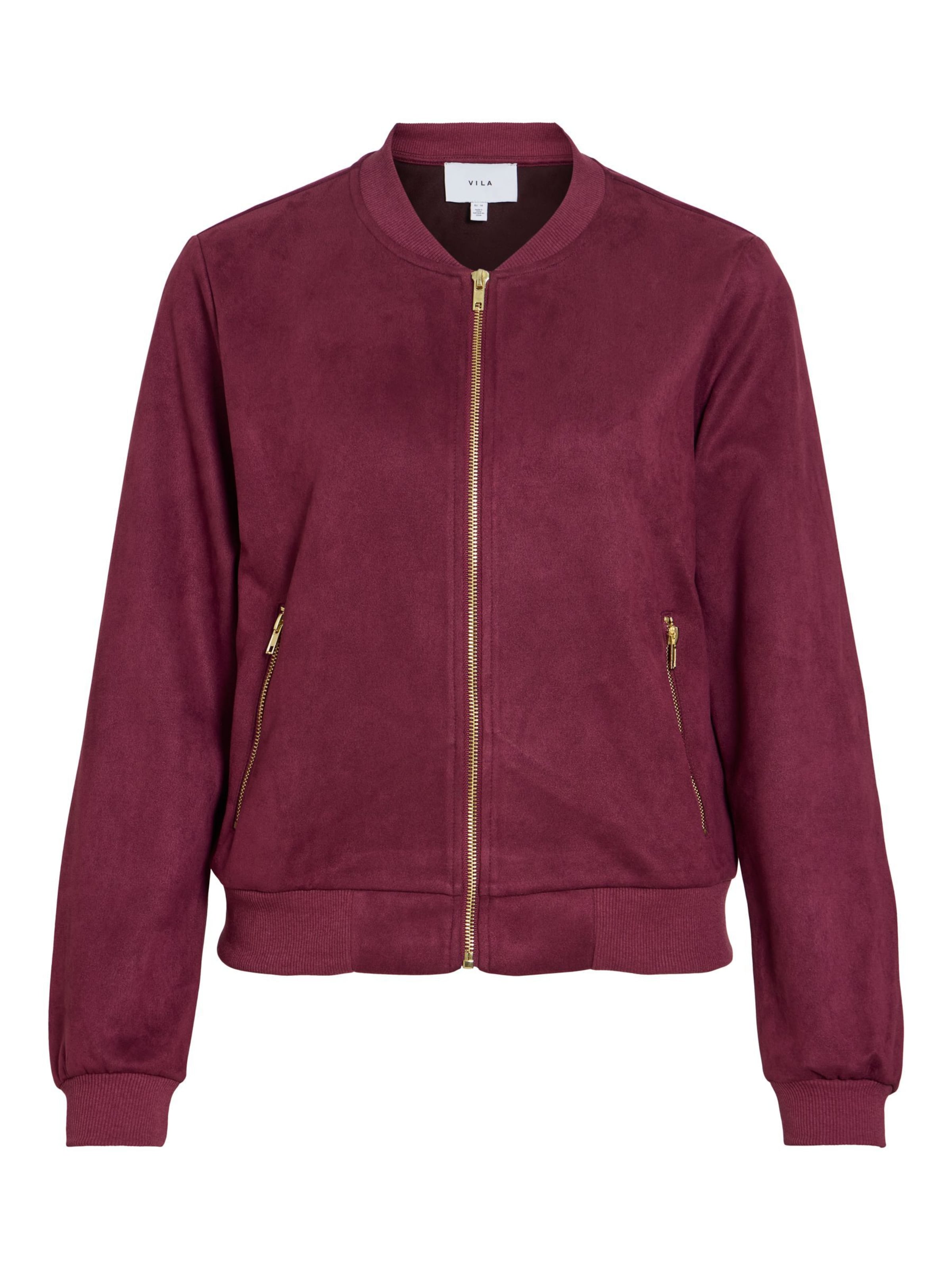VILA Tussenjas 'HANSE' in XS in de kleur Purper, Productweergave