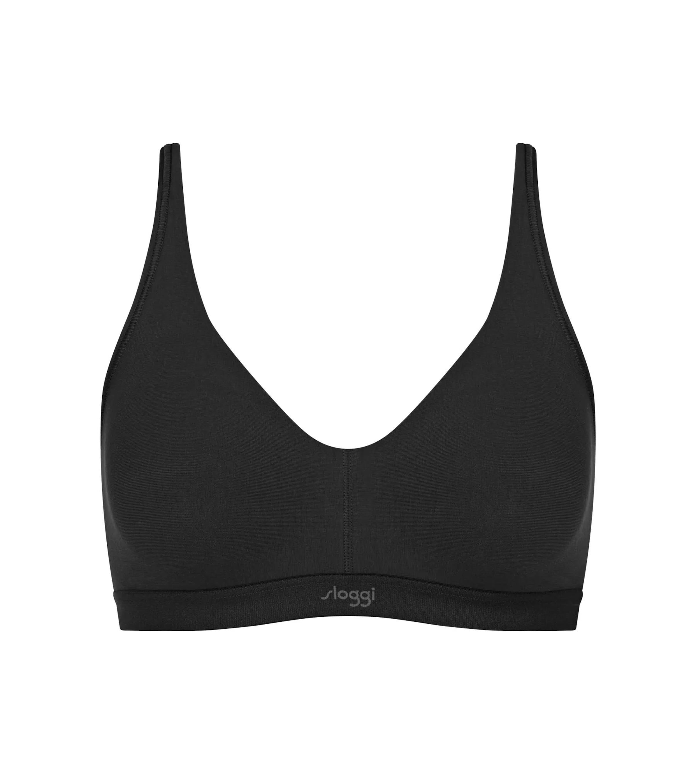 SLOGGI Bustier BH 'EVER' i sort: forside