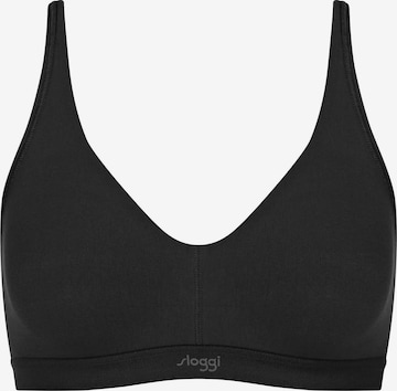 Bustino Reggiseno 'EVER' di SLOGGI in nero: frontale
