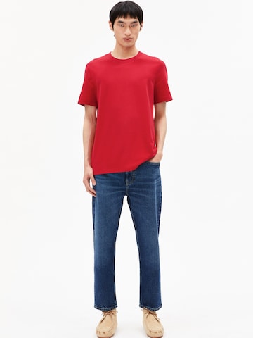 ARMEDANGELS T-Shirt 'Maarkos' in Rot